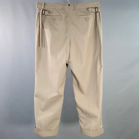 CRAIG GREEN Size L Beige Polyester Cotton Twill Straight Casual Pants - Picture 2 of 6